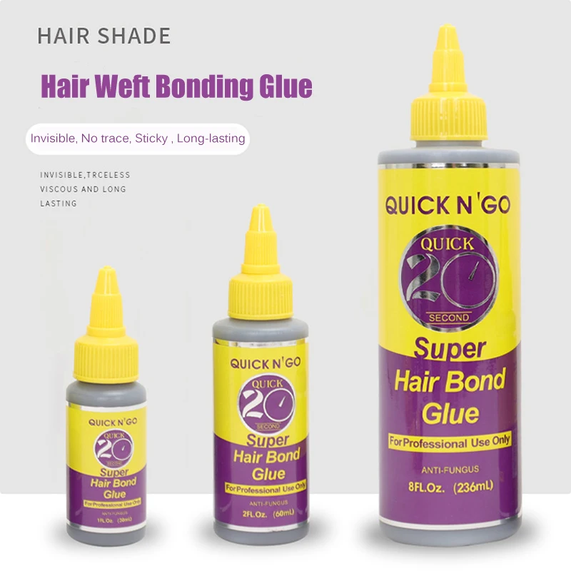 Hair Weft Bonding Glue para Lace Front Wig Extensões de cabelo, Super adesivo, Bond Glue apenas para uso profissional