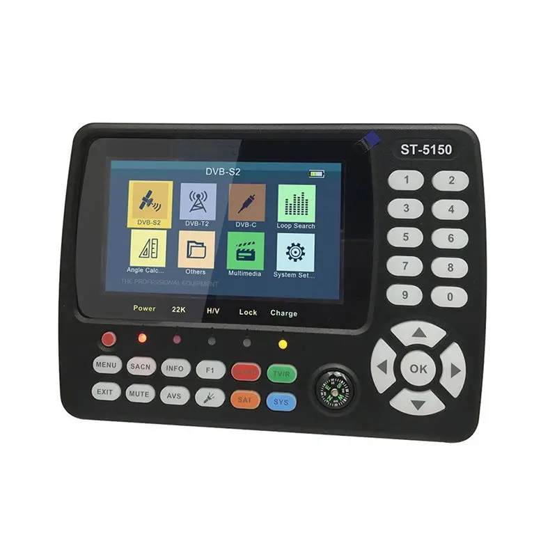 ABZZ-For Satlink ST5150 DVB-S2/T2/C COMBO Finder, Medidor de Señal de Satélite, H.265 MPEG-4 16APSK, Receptor de TV Satfinder