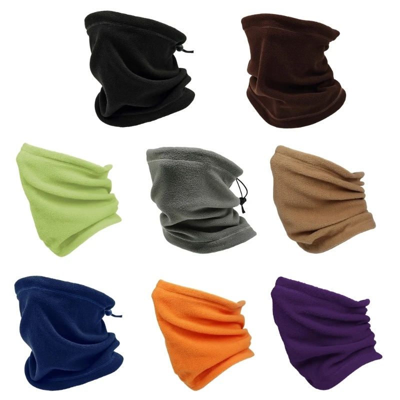 

Neck Scarf Fleece Face Mask Bandanas Cover Headbands Motorcycles Half Face Mask