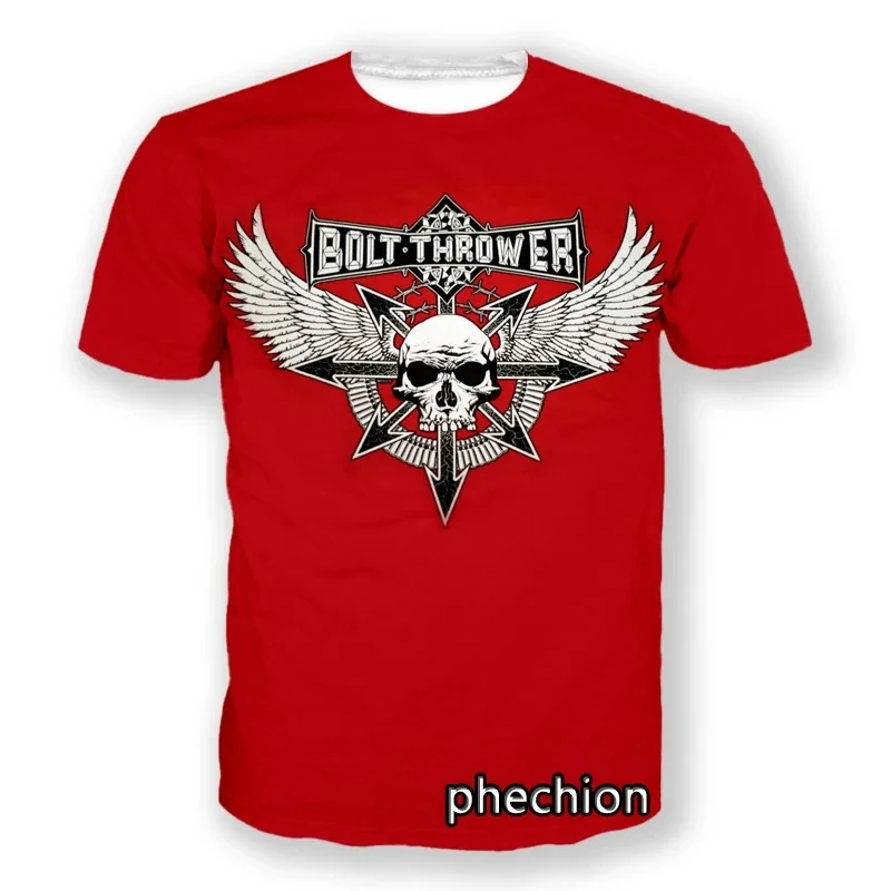 Classic Death Metal Band Bolt Thrower 3D Printed Men Women Short Sleeves T-shirts Fashion Summer Vintage Hip Hop Street Tees Top