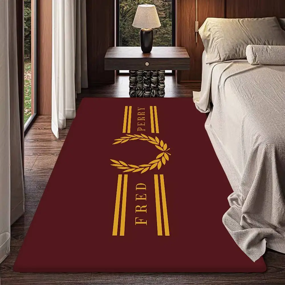 FRED PERRY Küchenmatte im nordischen Stil, Schlafzimmer, Wohnzimmer, Fußmatte, für Zuhause, Balkon, rutschfester Willkommensvorleger