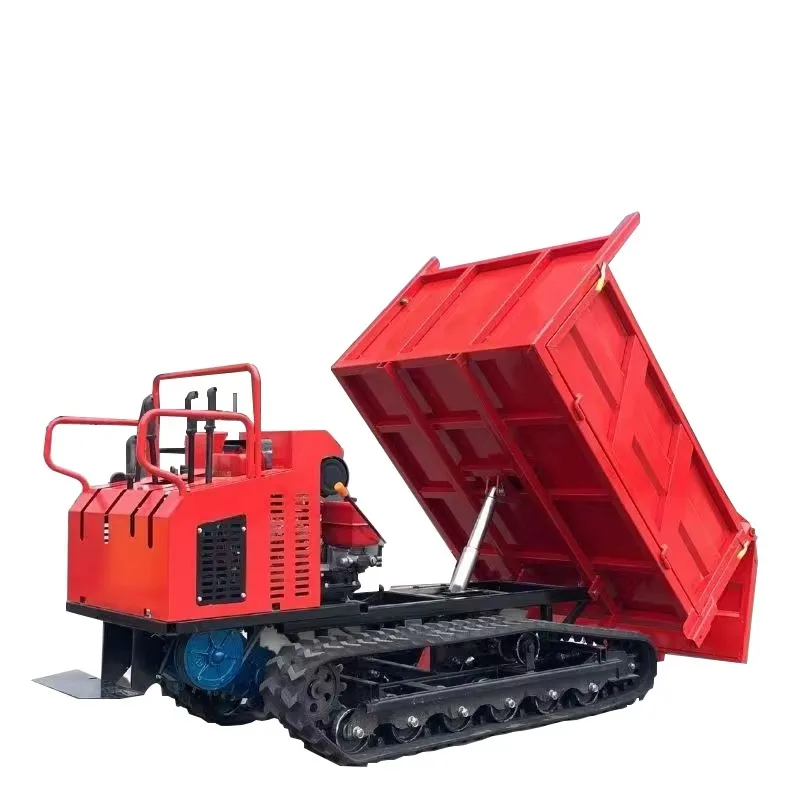 

Mini Crawler Dumper Trucks Rubber Track 0.75Ton 2Ton 3Ton Dumper Concrete Mini Dumper for Garden Transporter