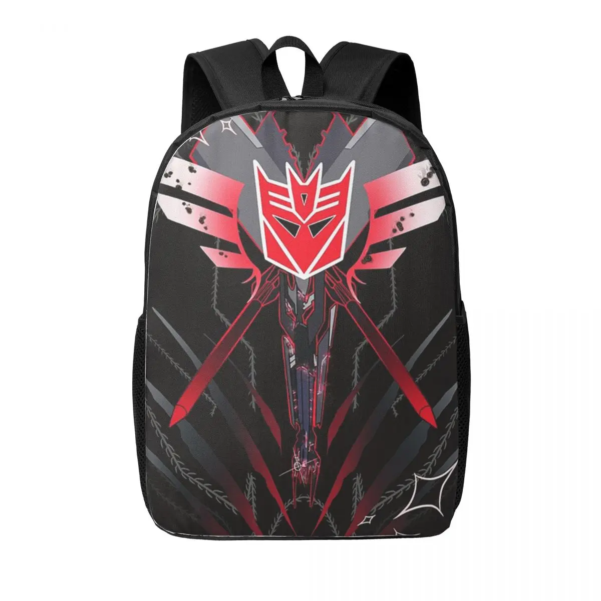 

Tfp Starscream Inspired Insignia Woman Backpacks Boys Girls Bookbag Children School Bags Portability Rucksack Shoulder Bag