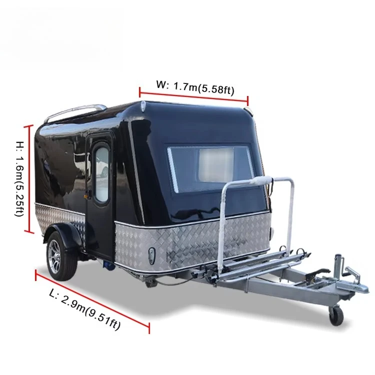 Customized 4x4 Offroad Camper Vans Motorhome Mini Mobile Car House Camping Caravan Family Travel Trailer Reliable Supplier