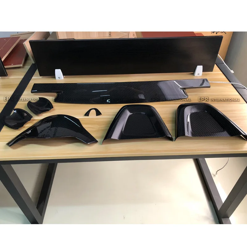 

Подходит для Miata Mazda MX5 ND RF, детали для модификации из углеродного волокна, решетка бампера, передняя лицевая крышка, дополнение