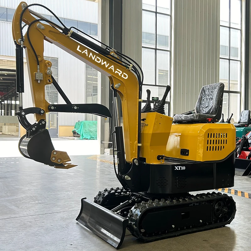 Excavator Factory Cheap Mini Excavator 1000kg Garden Agriculture Gasoline Engine 1 Ton Small Excavator EPA Custom For Sale