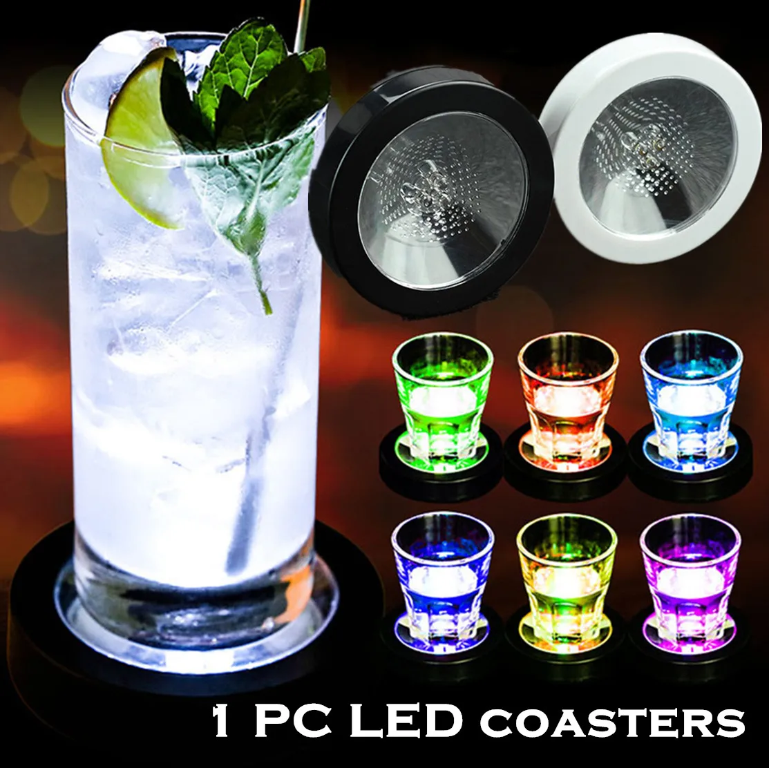 

1Pcs LED RGB Base Light Smart Battery Operated Display Stands for Clear Vases Table Centerpieces Home Decorations