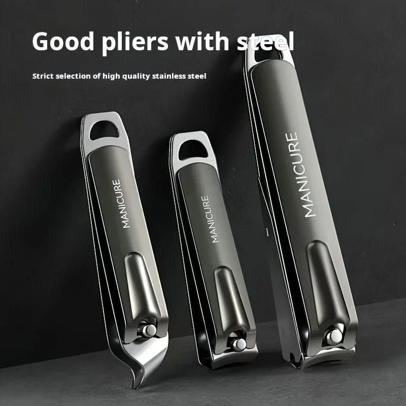 Kit di lusso per la cura delle unghie da 10 pezzi: set di manicure e pedicure in acciaio inossidabile con custodia da viaggio - Regalo perfetto per uomini e donne