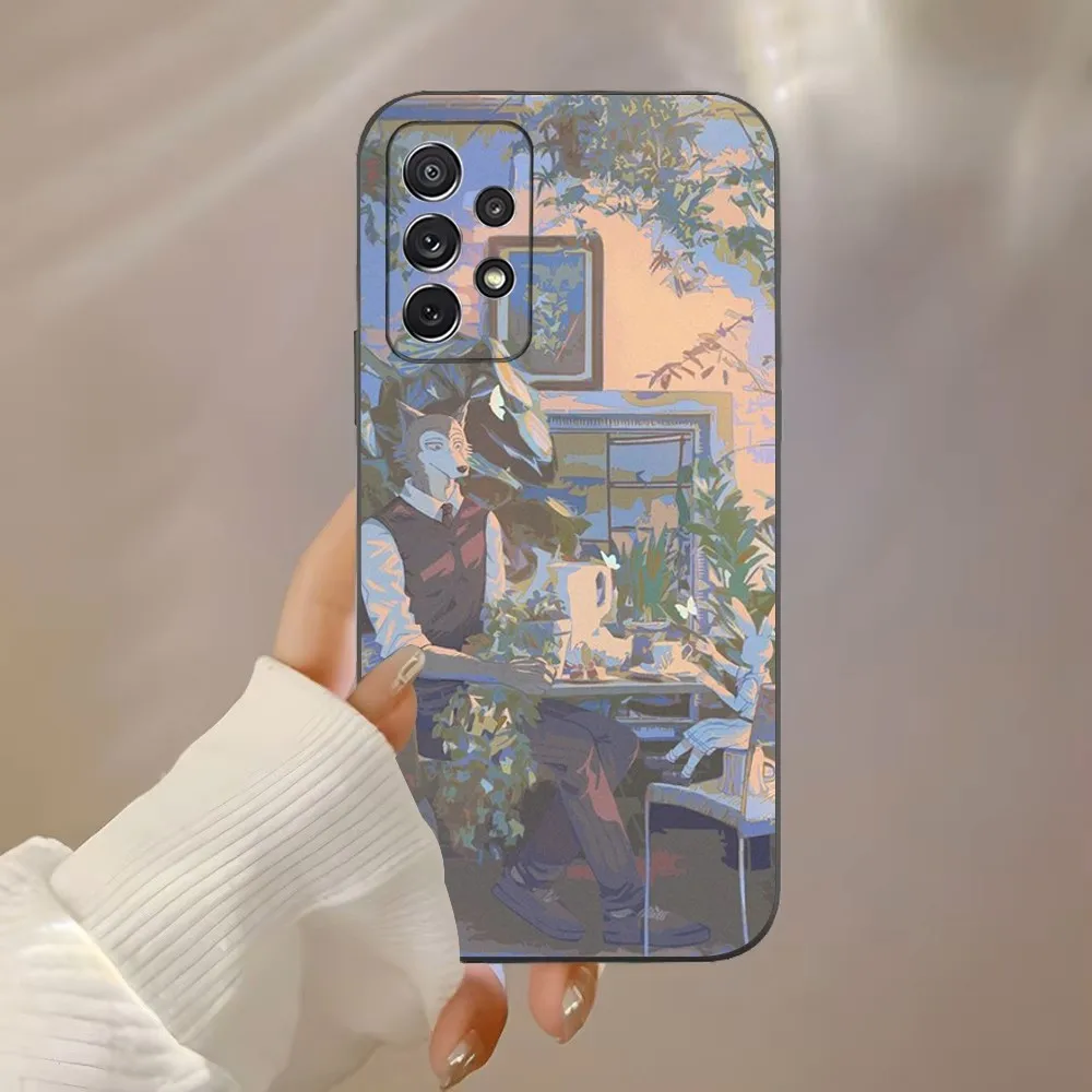 A-Anime B-BEASTARS-S Phone Case For Samsung Galaxy A91,A80,A73,A72 ,A71,A53A52,A32 ,A31A22,A21s,A20,Black Cover