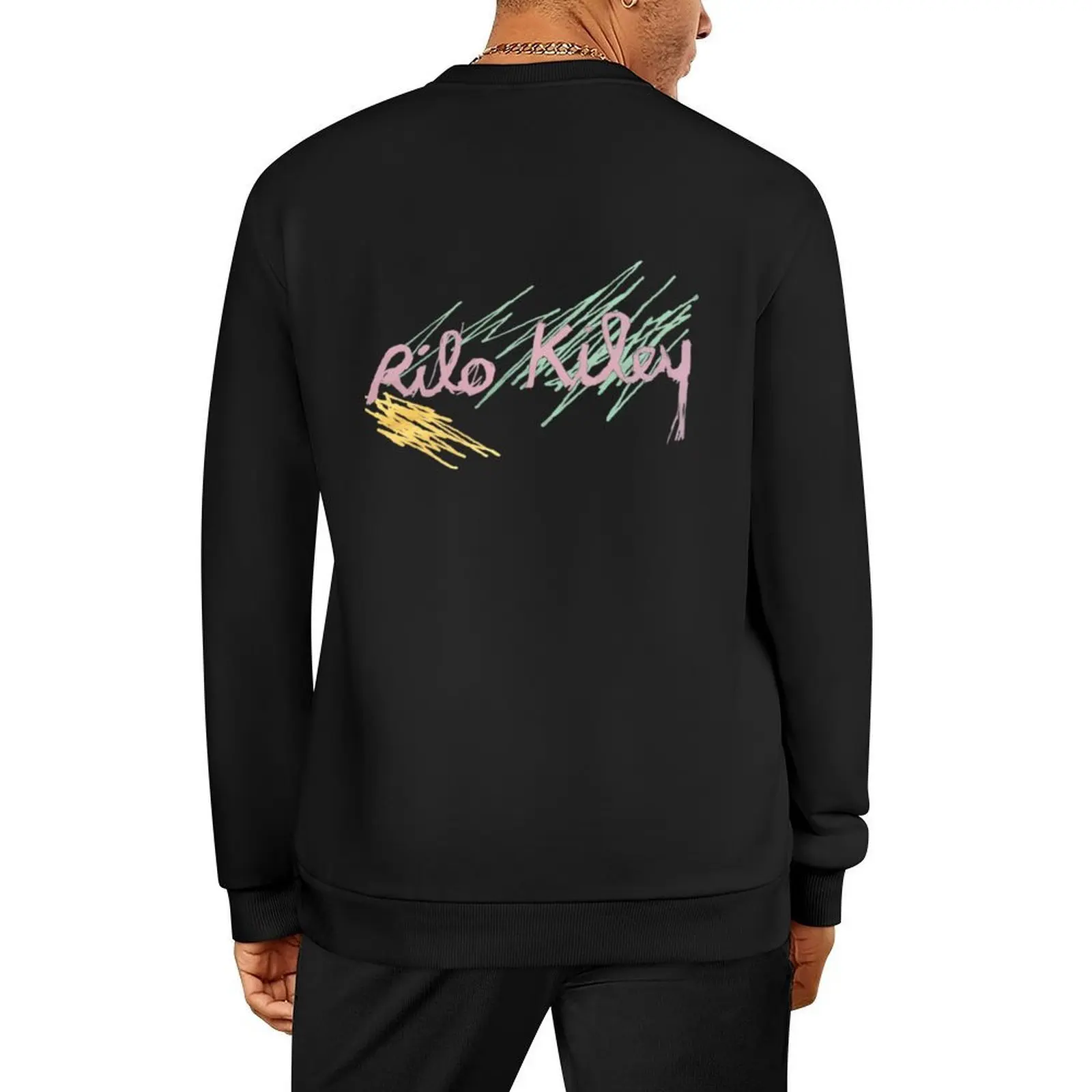 

Rilo Kiley Jenny Lewis Bright And Scribbled Pullover men wear tracksuit new sweatshirts
