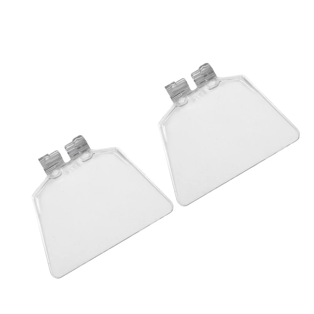 Protectores oculares transparentes para amoladora de banco, protectores de seguridad de 2 piezas, material ABS, fáciles de usar, protege contra el polvo y la deformación