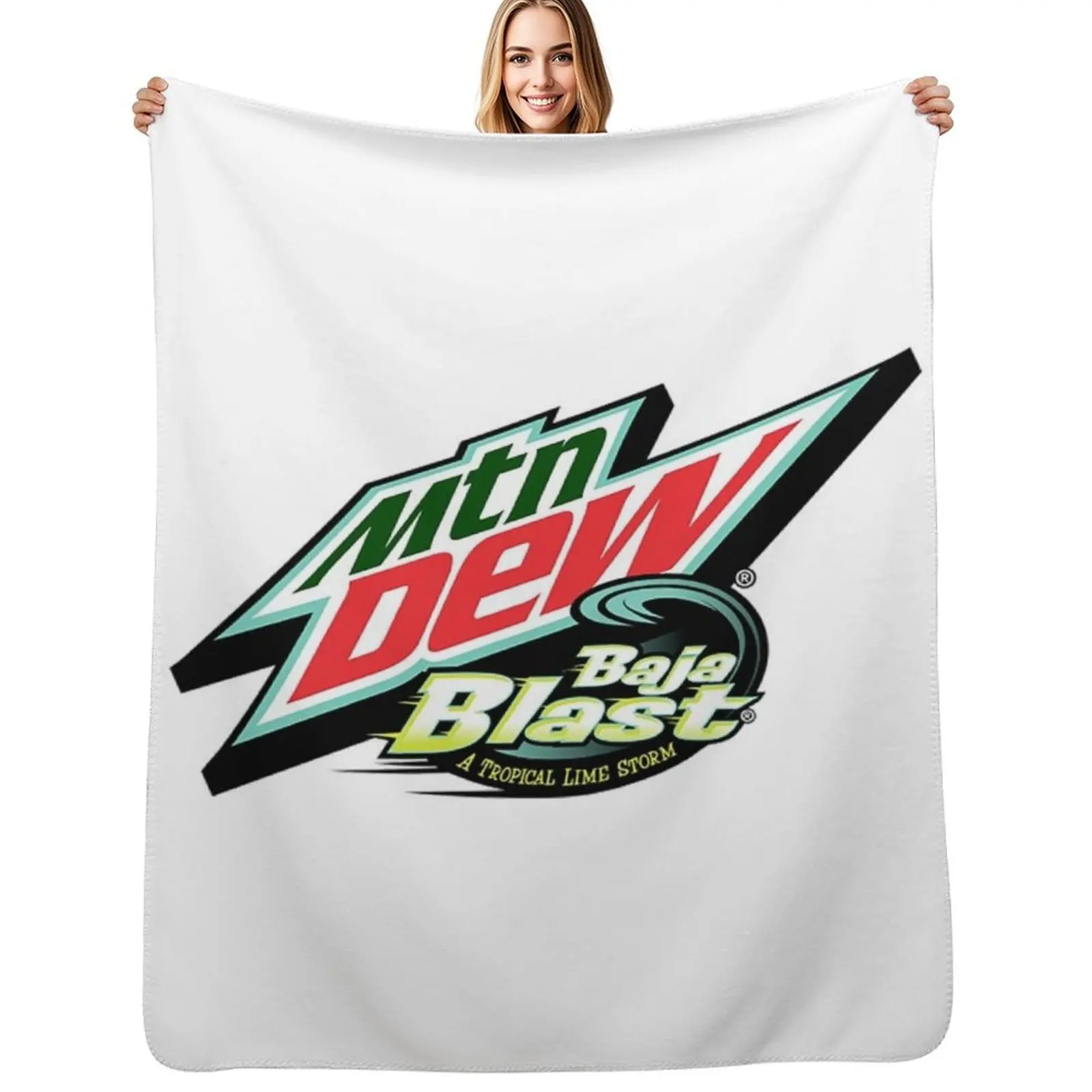 

Baja Blast T-ShirtBaja Blast Throw Blanket Cozy Light Blanket for Travel Camping Picnic