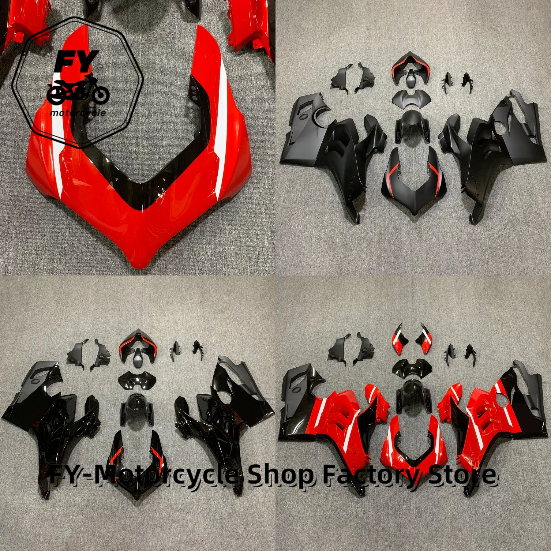 ABS Full Fairing Kit Fit For Ducati Panigale V4S V4R 2020 2021 Motorcycle Complete Racing Bodywork Replacement Cowling Parts