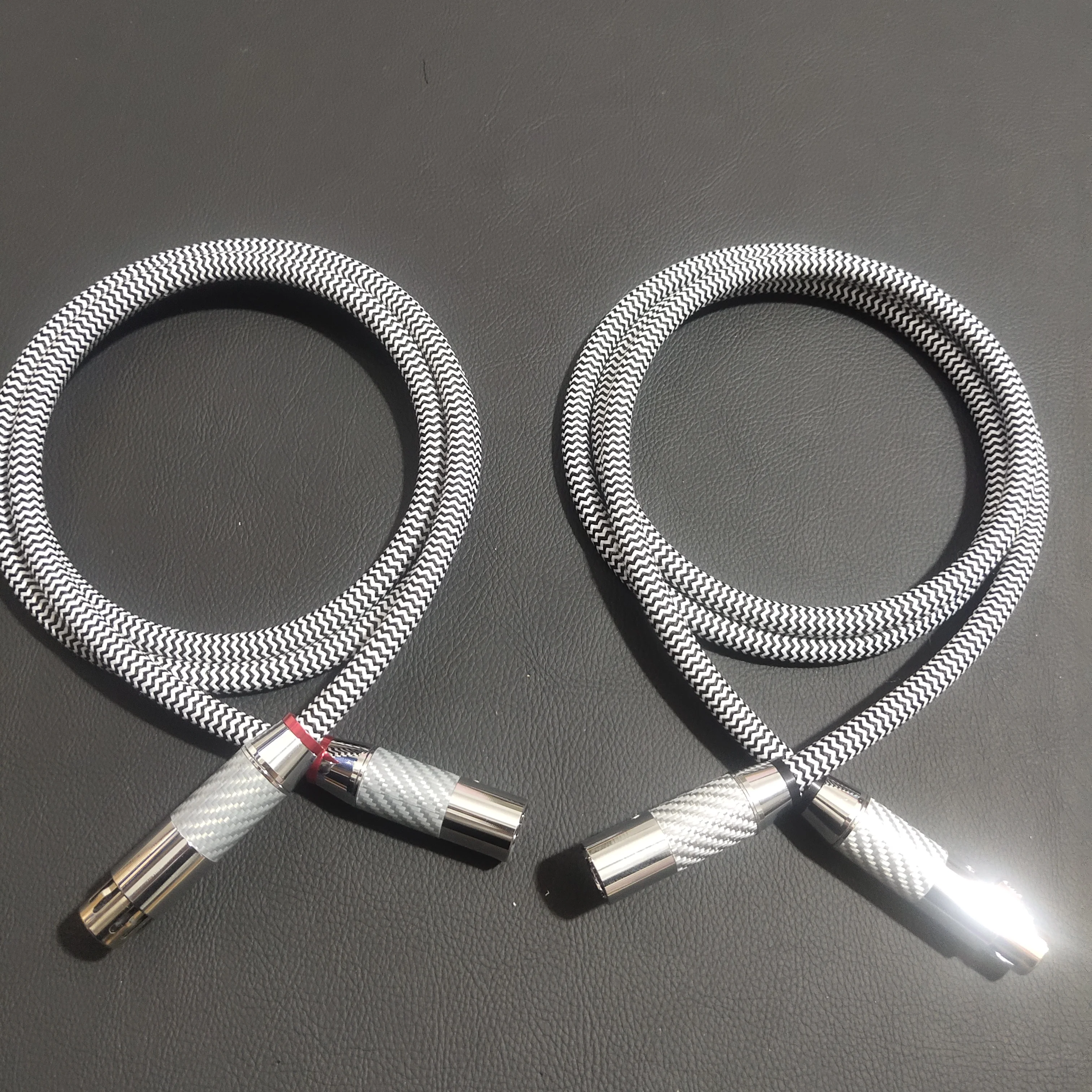 QED Brand new HIFI XLR cable high purity copper and silver mixed line 3 Pin Balanced Male to female plug for microphone mixer