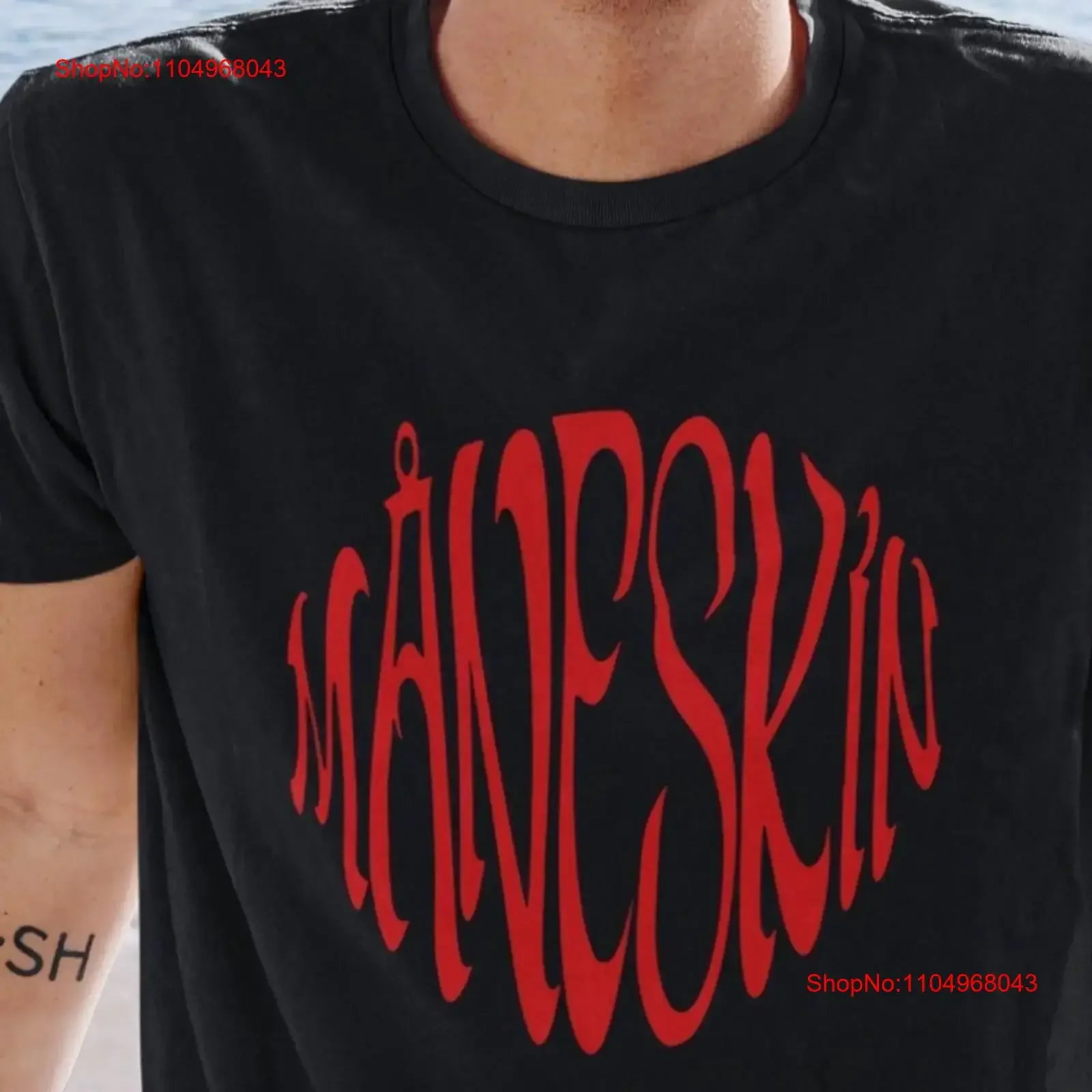 

Damiano David band poster art merch T Shirt logo printed gift vintage Washed Soft Stretched graphic Versatile homme Stylish