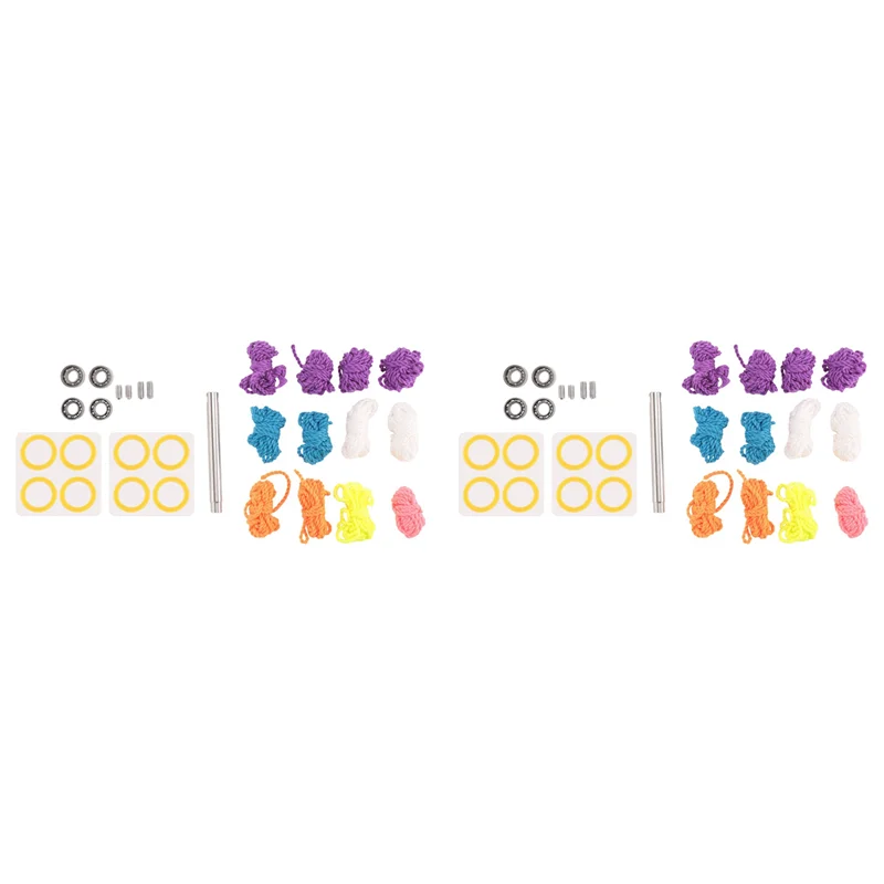 

AS96-Yoyo Bearing Kit,24 Yoyo Strings,16 Silicone Pads,4 10 Ball Unresponsive Bearing,4 Narrow C Responsive Bearing