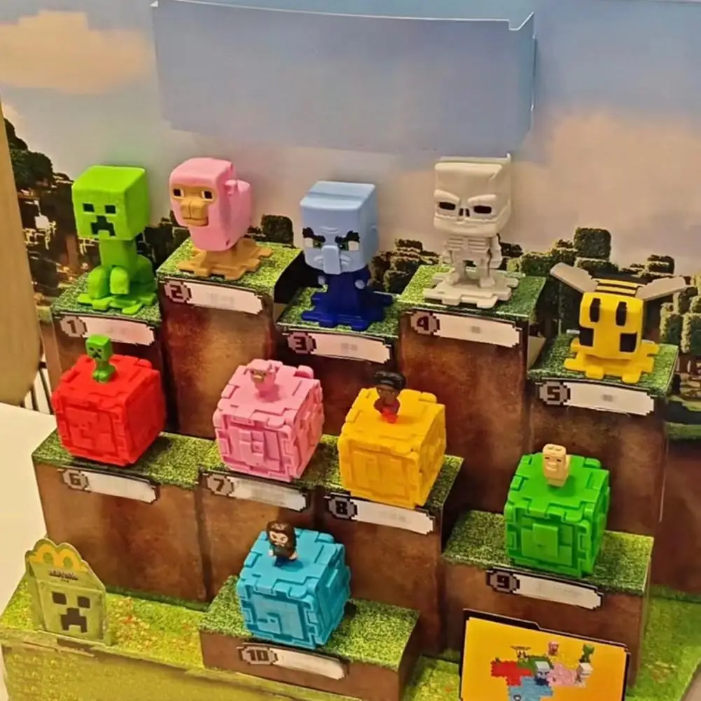 Mc films 2025 pour McDonald's Happy Meal jouet Steve Dennis Creeper Piglin Anime Figure ornements jouet personnalisé cadeaux pour enfants