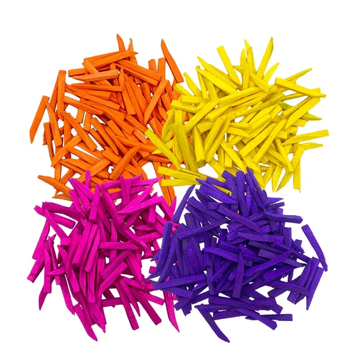 Imagen 2 del producto 100 Uds cuñas dentales de madera cuñas dentales contorneadas interdentales sin expansión con cuñas de madera de arce de agua odontología