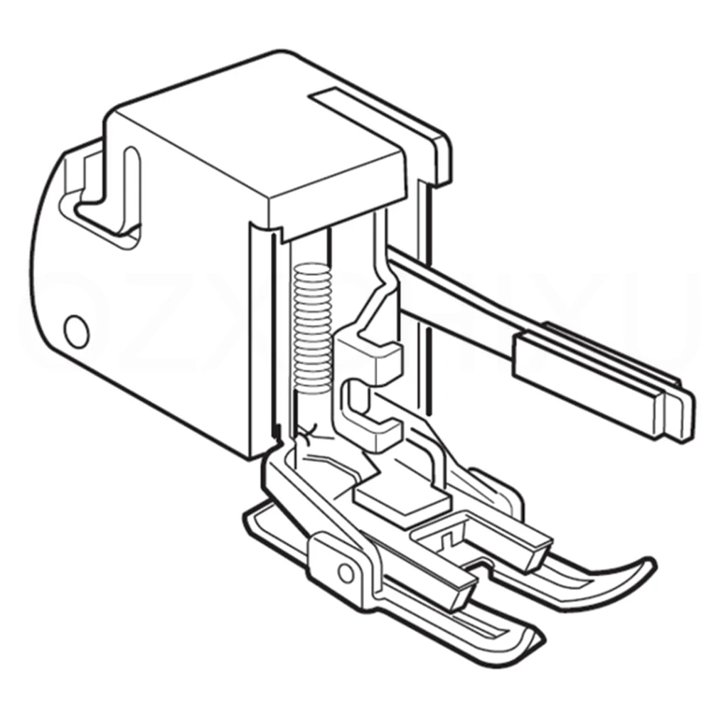 Even Feed Walking Foot Sewing Machine Presser Foot Parts (5mm) 214875014 For Brother Singer Janome Low Shank Sewing Machines