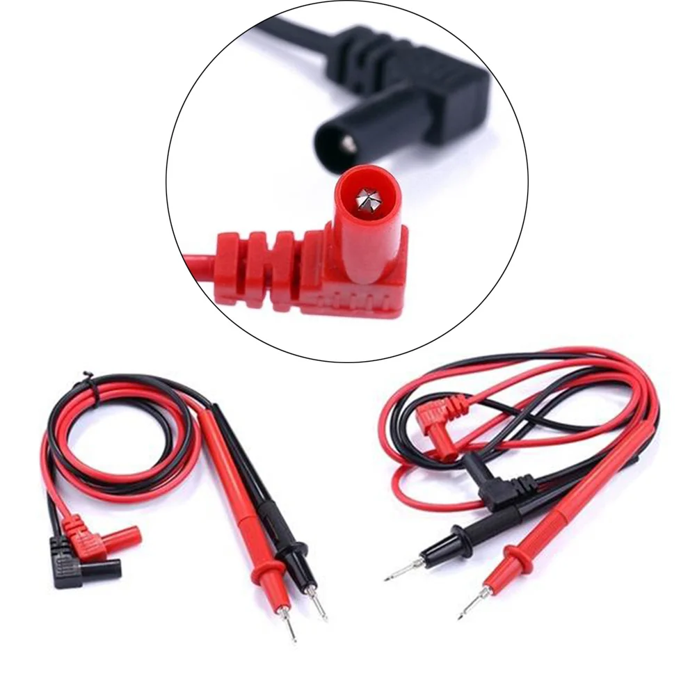 

2Sets Electrical Test Probes with Insulated Cables 1000V 10A Anti-Slip Grip for All Multimeter Brands Workshop Lab Use
