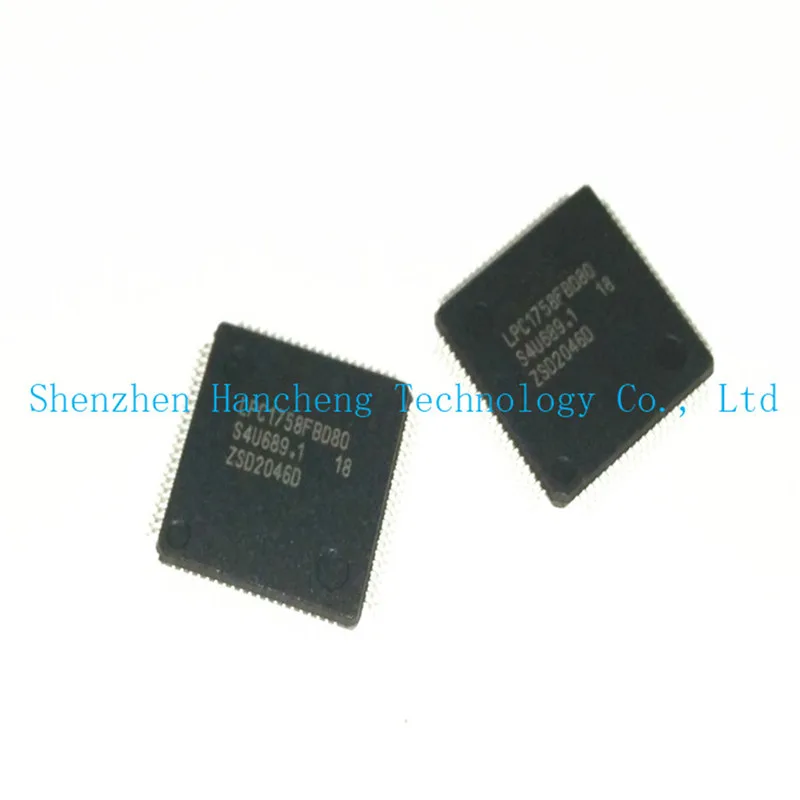 (10PCS-50PCS)  LPC1758FBD80 QFP80 NEW CHIP IC