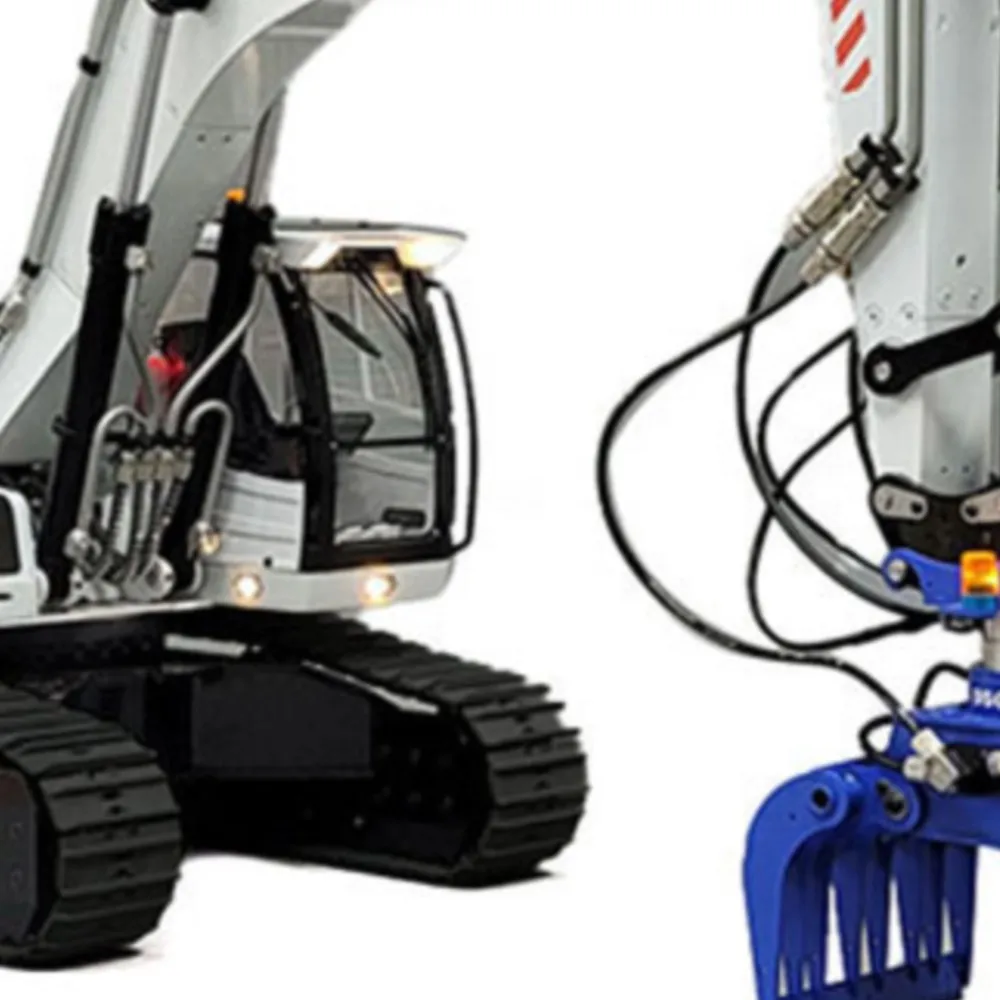 

1/14 MTM 946 Hydraulic Tracked RC Excavator 9Ch Radio Control Painted Finished Truck Model W/ Tiltable Clamshell Bucket Ripper