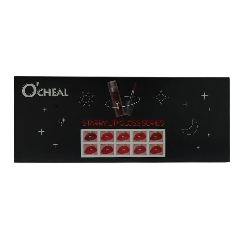 10個入り マットベルベットリップグロスセット - 保湿力のあるべたつかないリキッドリップスティックコレクション