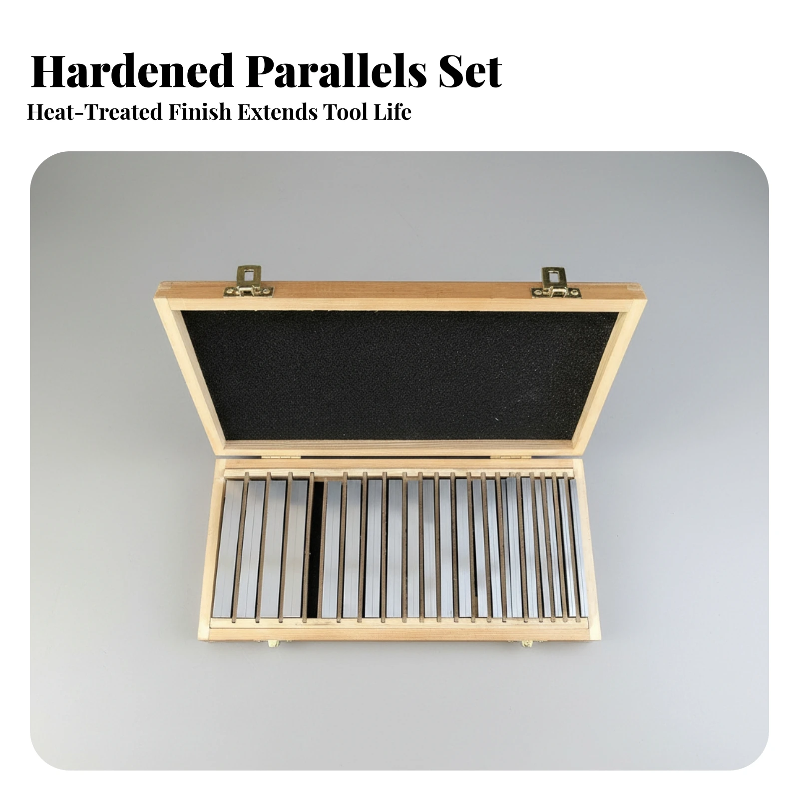40 Pieces Equal-Height Parallel Block Quenched Hardened Alloy Steel Parallel Block Accurate Rigid for Machinists, Layout Work