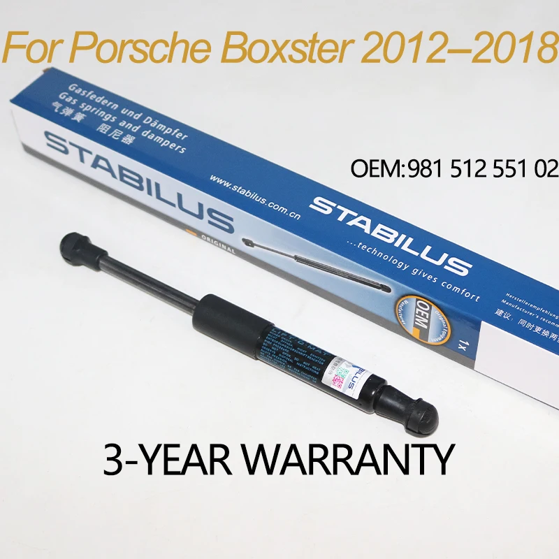 

Original Car-styling Rear hood compartment Gas Spring Strut Lifters for Porsche BOXSTER (981) 718 BOXSTER (982) 2012--2018