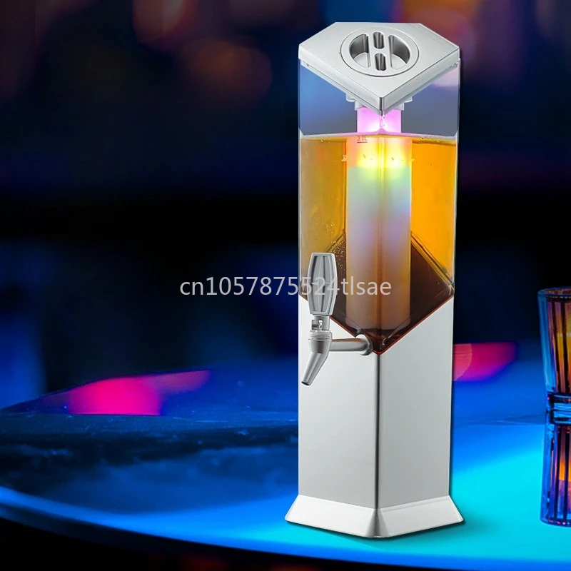 

3L wine cannon draft beer keg pour device luminous wine dispenser bar special