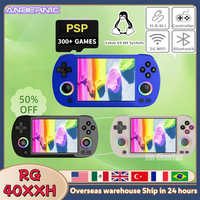 ANBERNIC RG40XX H Handheld Game Console Linux System Joystick RGB Lighting Effect 256G 300+ PSP Game Video Player Trimui Console