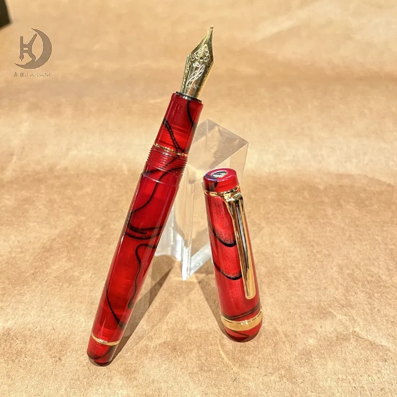 JX 21 Luxuriöser Premium Business-Schreibstift aus Acryl, Einzigartiges Design Souvenir-Füllfederhalter, Ideal für Führungskräfte – Detail 9