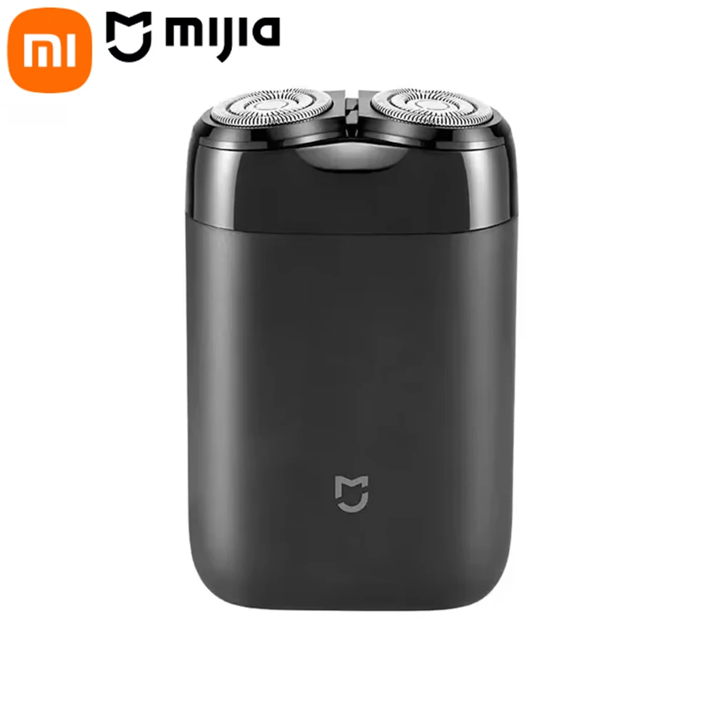 Xiaomi Mijia S100 Electric Shaver IPX7 Waterproof 7200RPM Dual Floating Head Wet/Dry Shaving Type-C Fast Charge 90min USB Razor