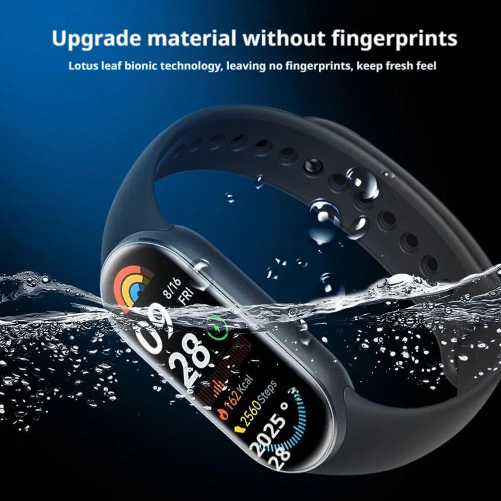 For Xiaomi Band 10 Screen Protector Full Coverage HD Tempered Glass Film with Anti-Fingerprint Coating Bubble-Free Installation