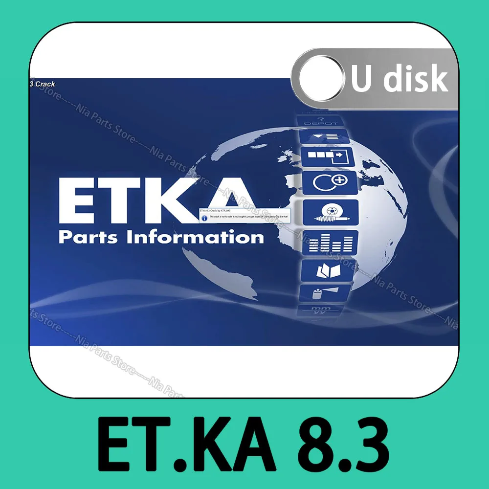 

ETK-A 8.3 win Diagnostic software Repair equipment etk.a 8.3 tuning for A-udi for V-W Group Vehicles Electronic Parts Catalog