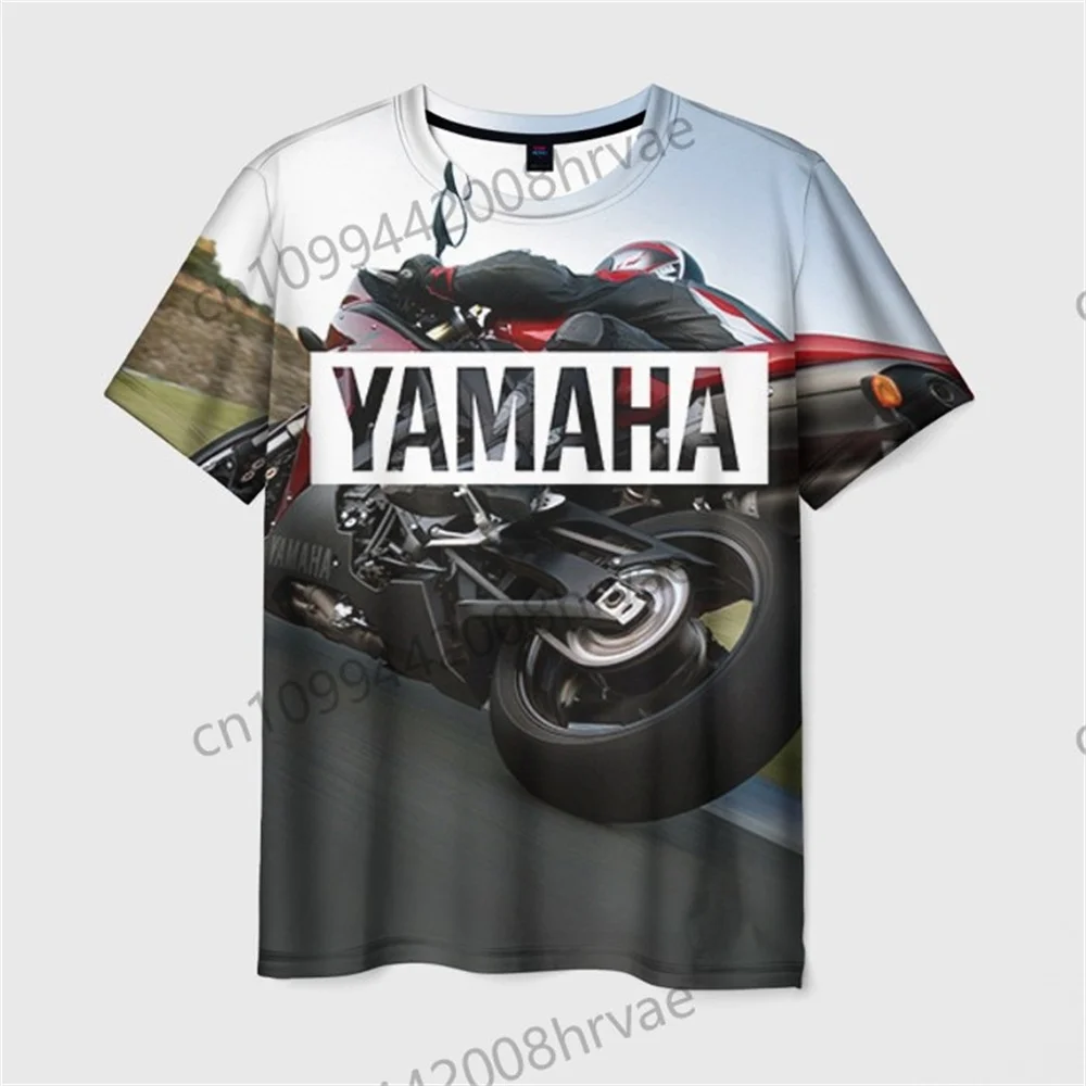 

Yamaha 3D-printed lightweight, breathable T-shirt, new summer fashion casual top, perfect for everyday exercise and cycling.
