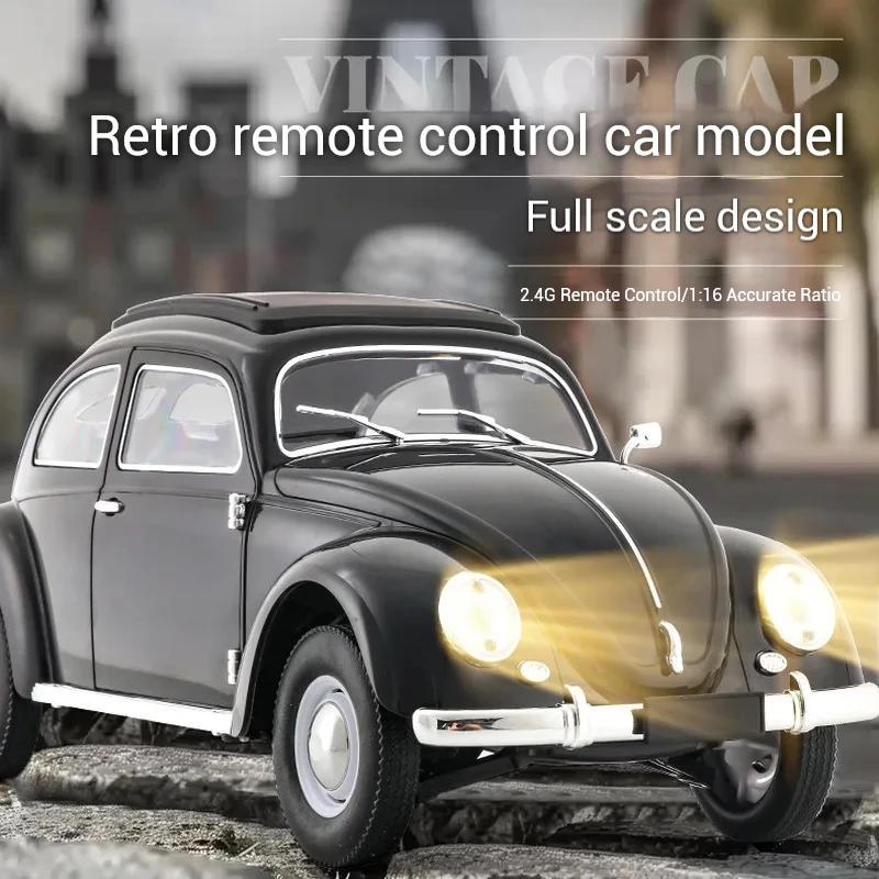 1/16 Wpl D62mini For  Beetle Hardtop Sedan Model 1949-1963 Remote Control Car Toy Carremote Control Rc Climbing Car Toy Gift