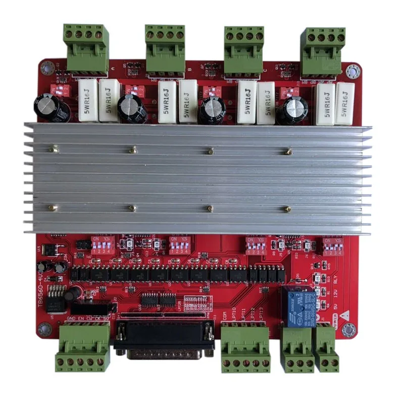 For TB6560 engraving machine 4-axis stepper motor drive board, control board