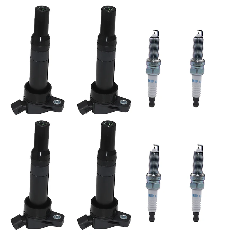 

Ignition Coil Spark Plug Kit For HYUNDAI SONATA 2.0 2011-2019 ELANTRA i30 i40 ix35 TUCSON KIA CERATO SPORTAGE OPTIMA 27300-2E000