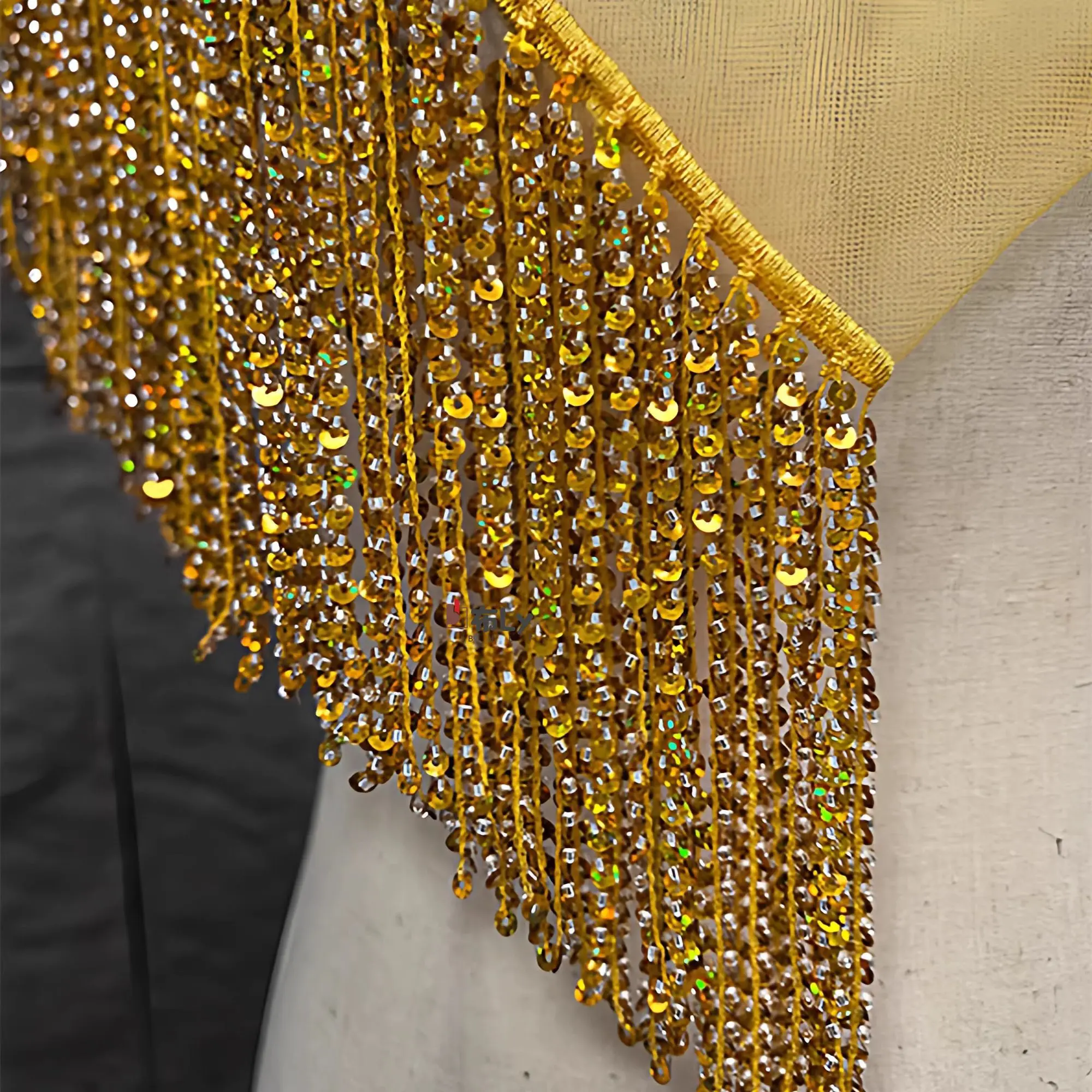 Flecos de Lentejuelas con Cuen - Tassel Fringe Trim reseña y precio
