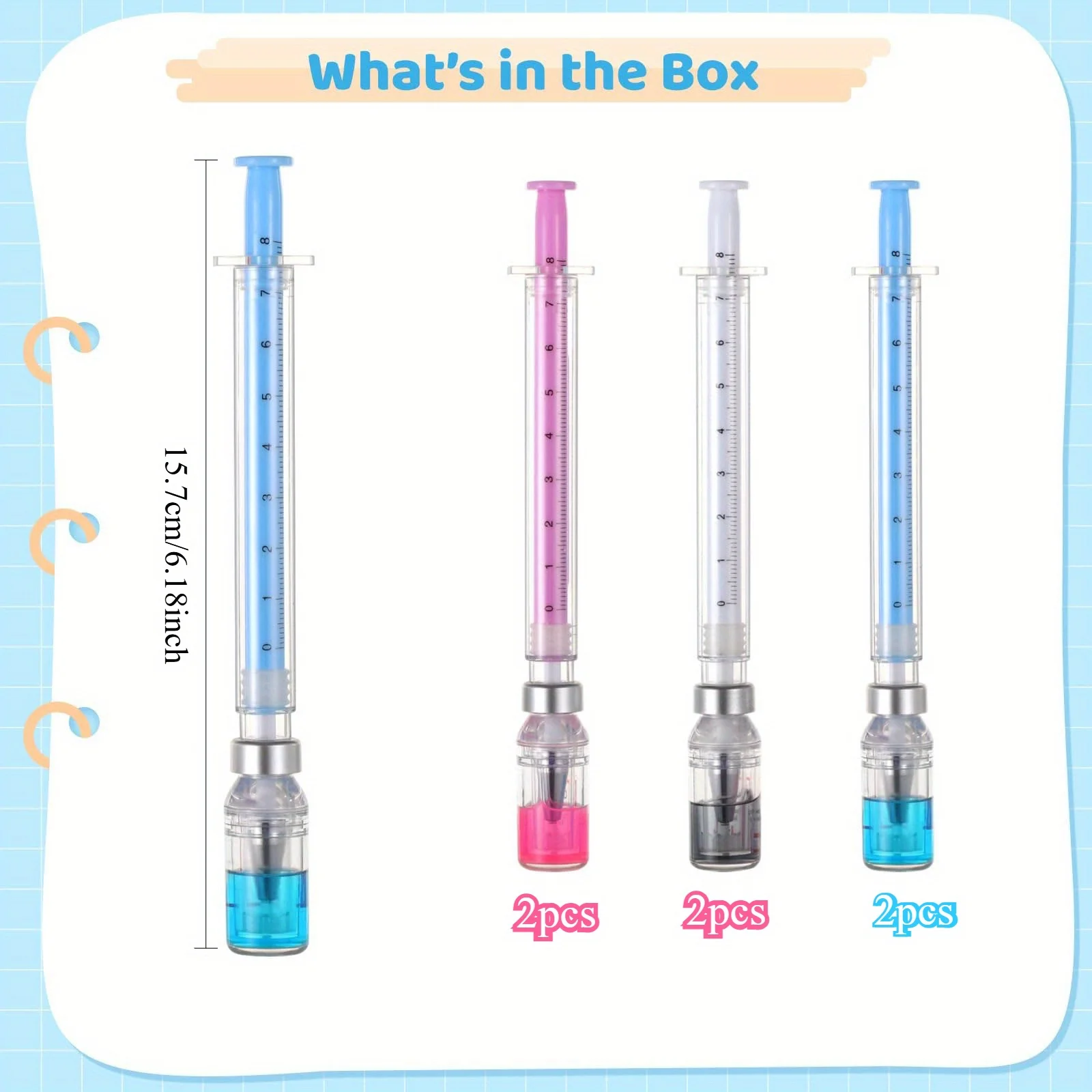 6 قطعة قلم جل حبر أسود جديد 0.38 مللي متر قلم توقيع مكتب رفيع لوازم مكتبية