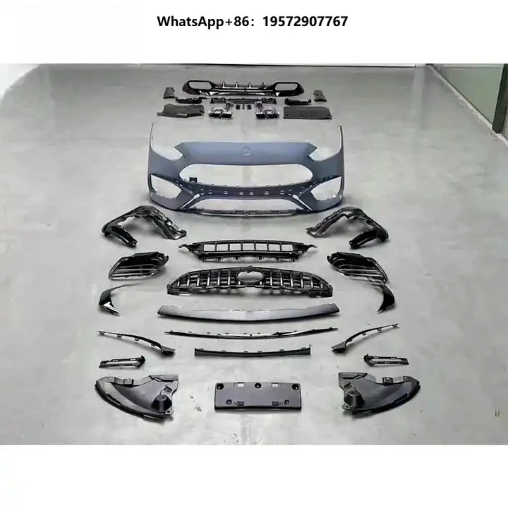 High Quality PP Plastic New Car Bumper Diffuser Body Kit with Clips 2022-2023 for C Class W206 to