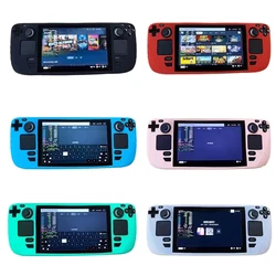 Soft Silicone Case For Steam Deck Game Console Handheld All-inclusive Anti-slip Silicone Protective Cover Accessories Silicone