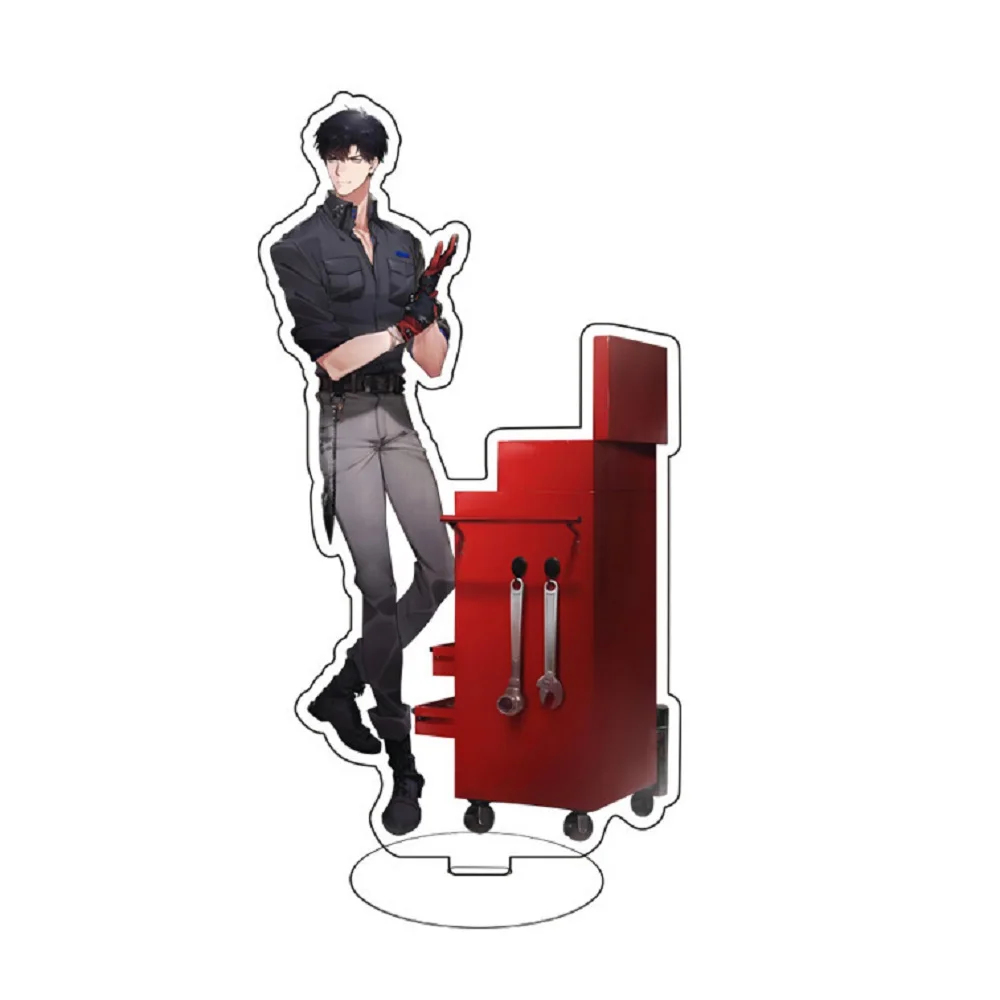 15CM Anime Game Light and Night Osborn Evan Sariel Charile Jesse Plastic Pendant Keychain Acrylic tabletop Props Gift