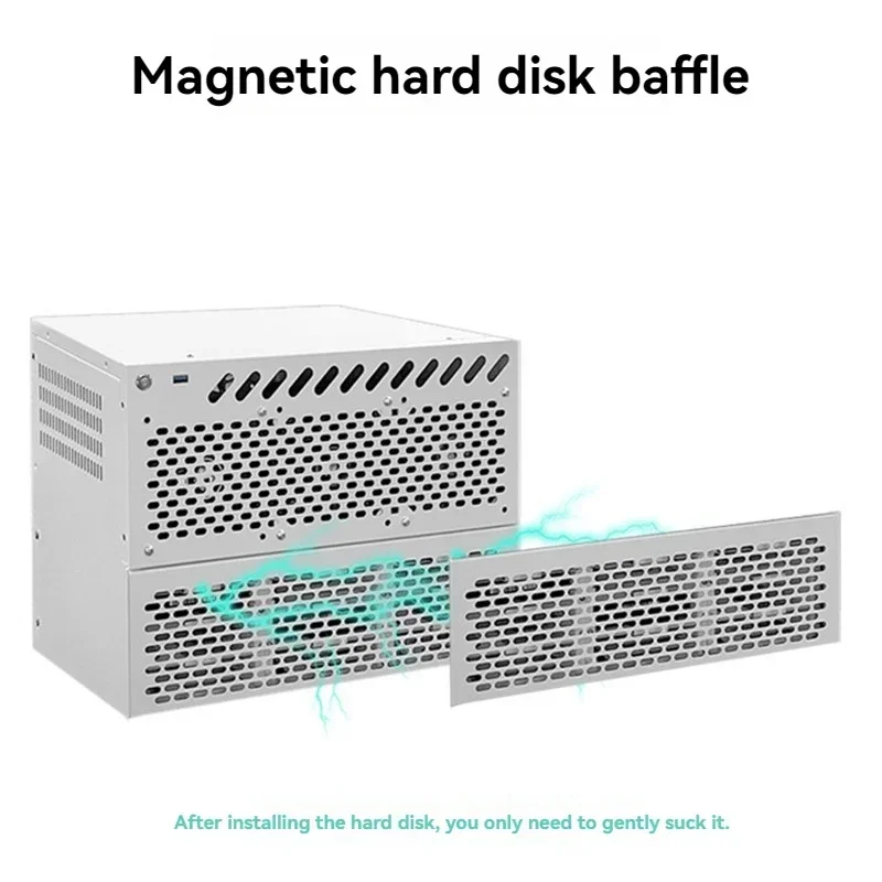 2025 12 bay NAS Chassis ATX Large Power Supply M-ATX Full Height PCIe Storage Server LAN Shared memory chassis