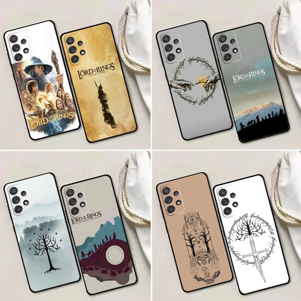 The L-Lord Movie Of the R-Ring Phone Case For Samsung Galaxy A13,A21s,A22,A31,A32,A52,A53,A71,A80,A91 Soft Black Phone Cover