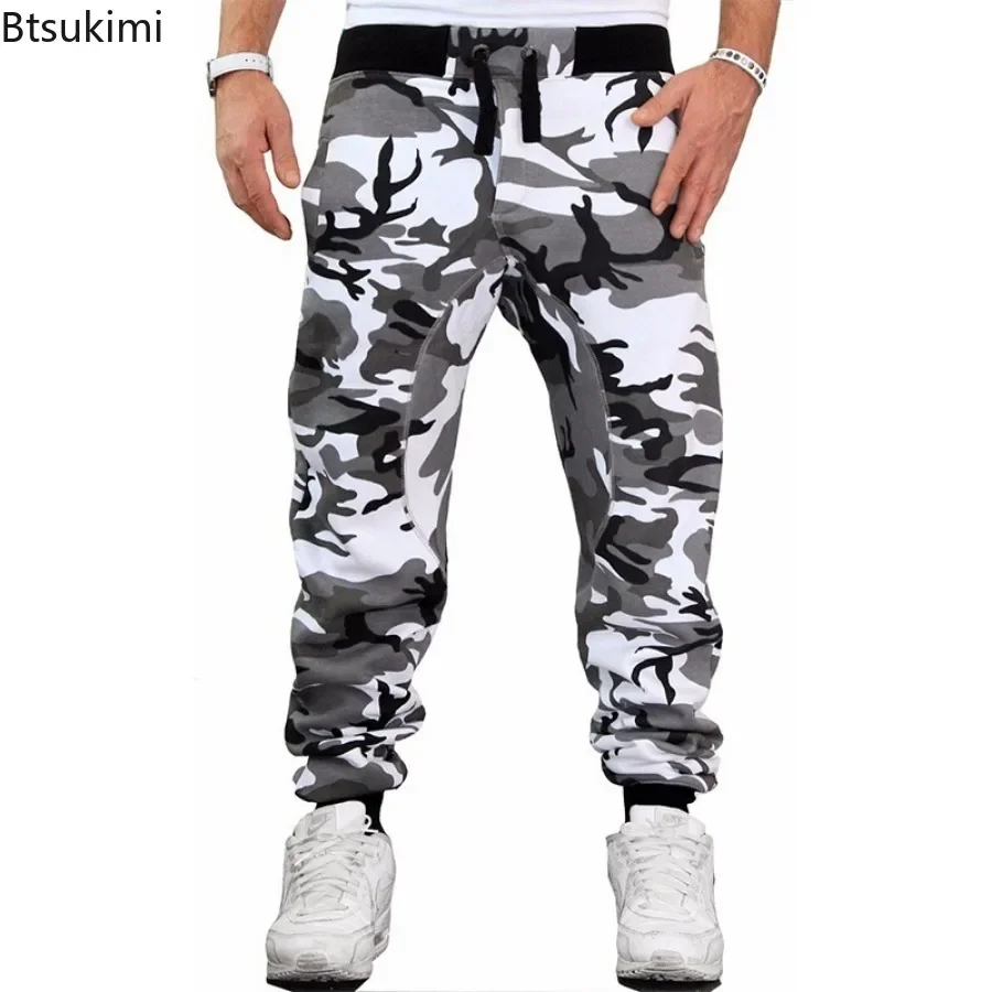 New 2024 Men's Hip Hop Pants Camouflage Casual Trousers Fashion Loose Pencil Pants Trend Streetwear Comfort Sport Pants for Men