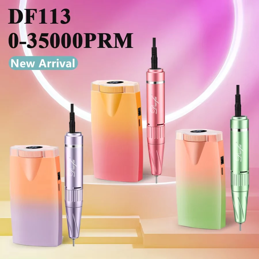 

Portable High Speed Electric Nail Grinder 35000Rpm Nail Drill Machine Rechargeable Nail File Nails Accessories Gel Nail Polish S