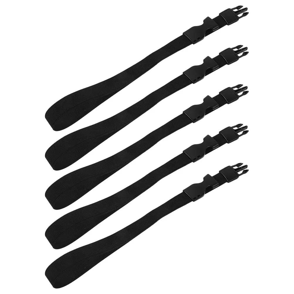 

5pcs Trash Can Band Garbage Bin Fixing Ring Adjustable Elastic Holder For Trash Bag Anti-Slip Use Waste Basket Band Home Office