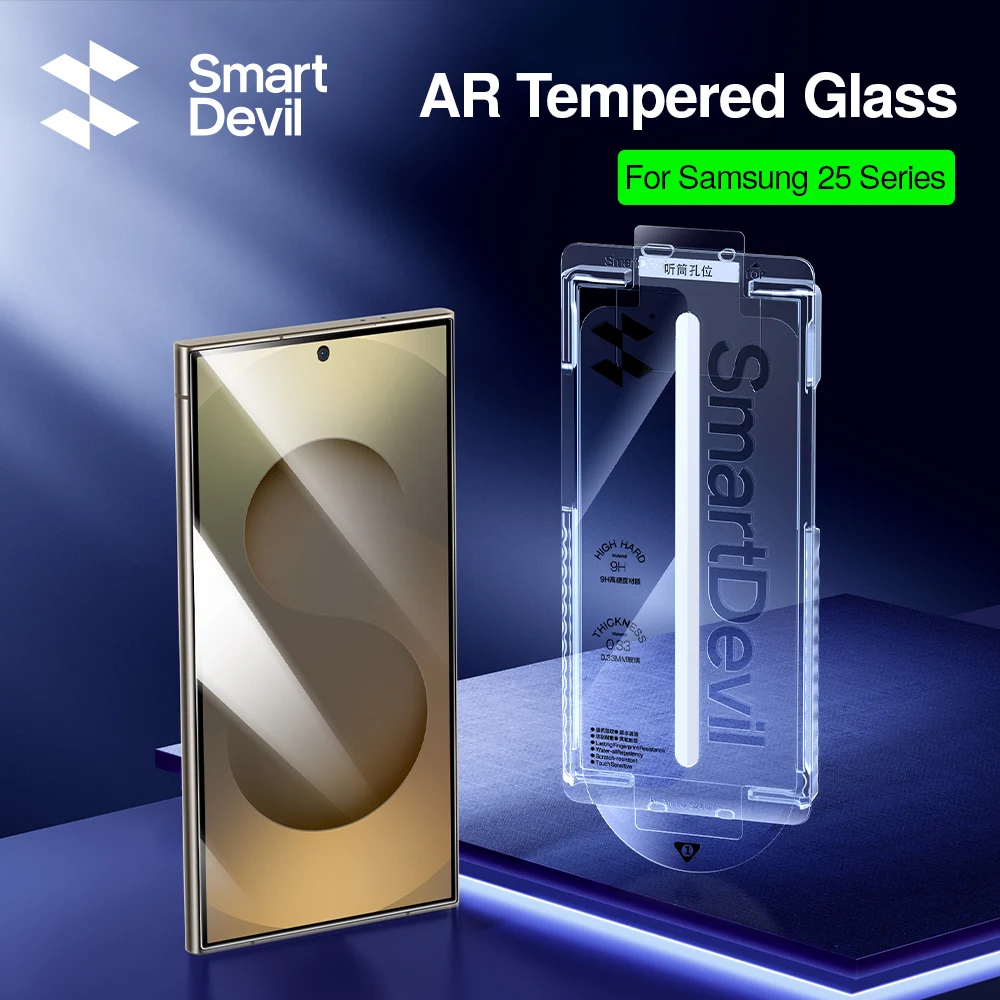 

SmartDevil Anti-reflection Screen Protector for Samsung Galaxy S26 Ultra S25 HD Tempered Glass Film for Samsung S24 Ultra